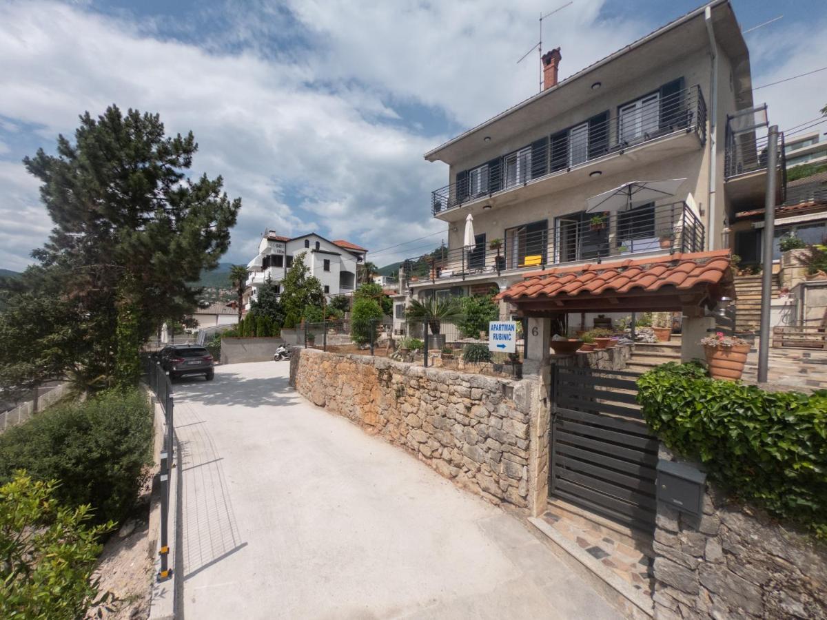 Apartman Rubinic Ičići Exteriér fotografie